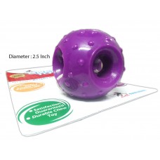 Super Dog Toys Rubber Hole Ball Small